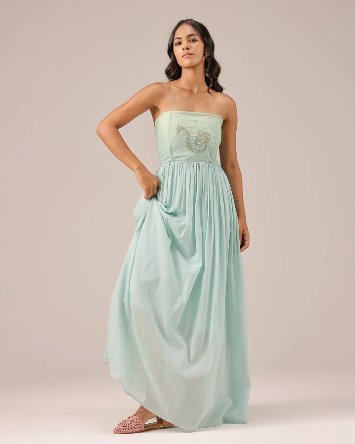 Linen Party Dress for Women - OurDve