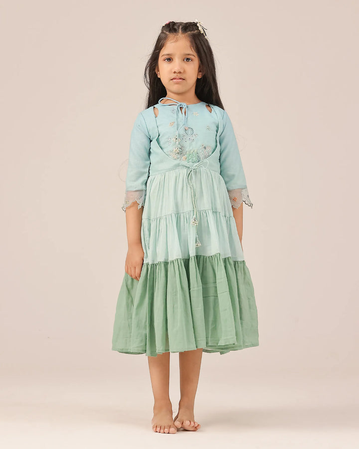 Sea Salt Dress (Blue To Green)