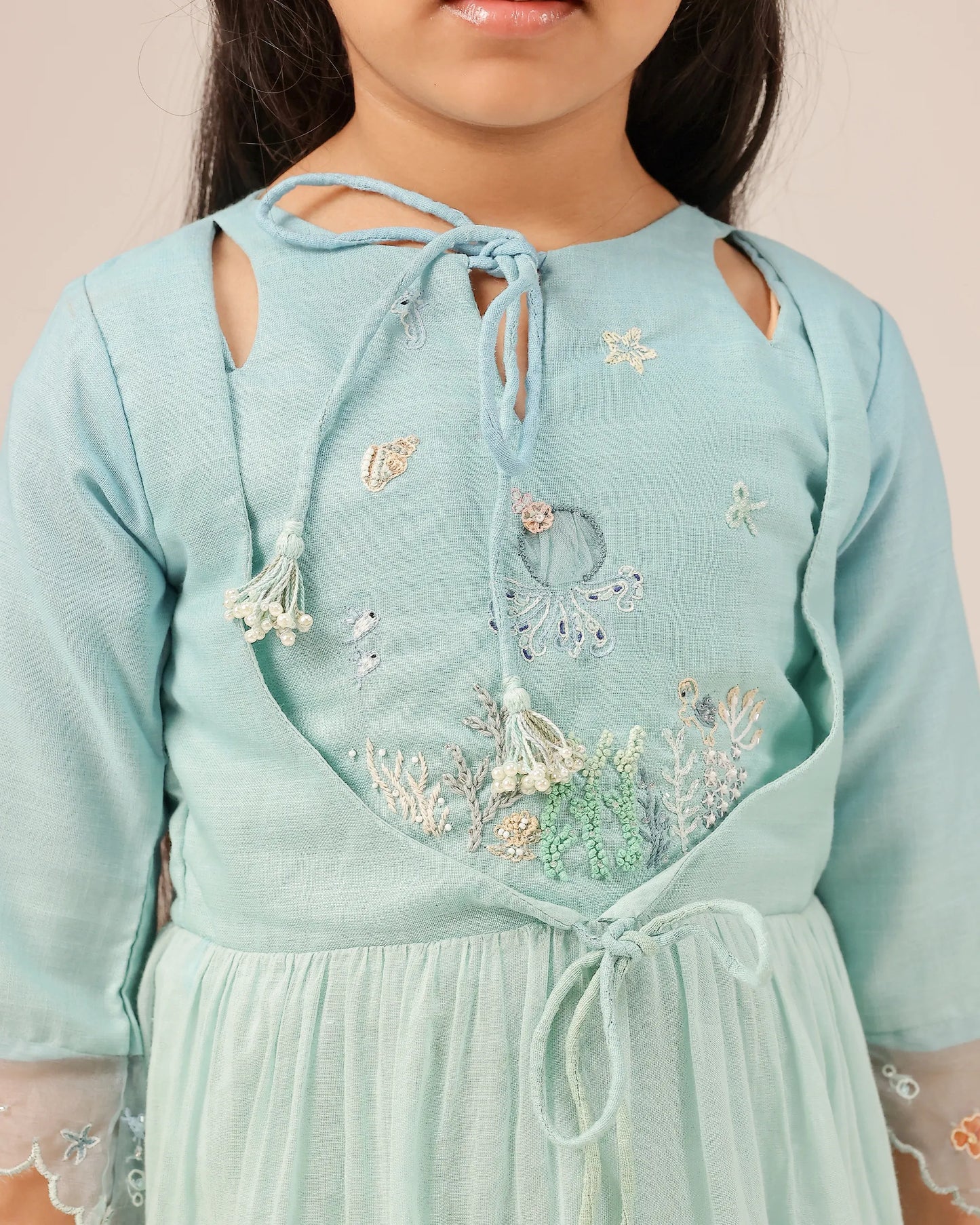 Sea Salt Dress (Blue To Green)