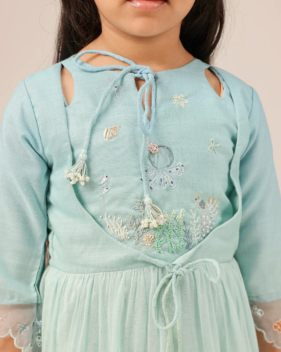 Sea Salt Dress (Blue To Green)