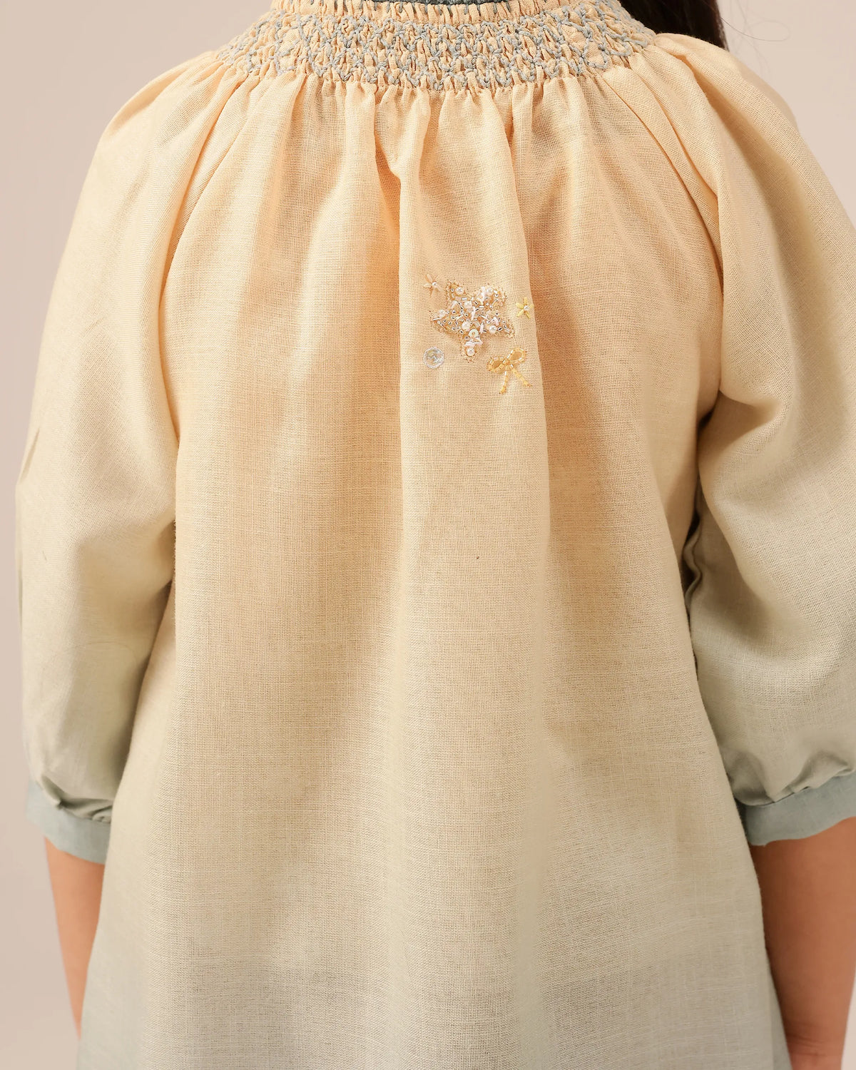 Sorbet Dress (Ivory To Grey)