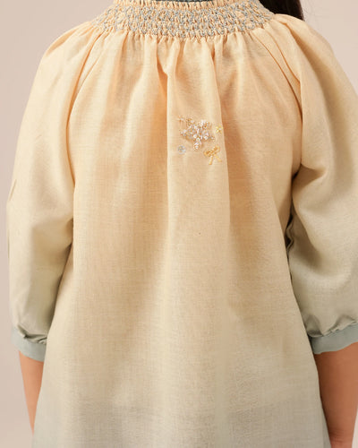 Sorbet Dress (Ivory To Grey)