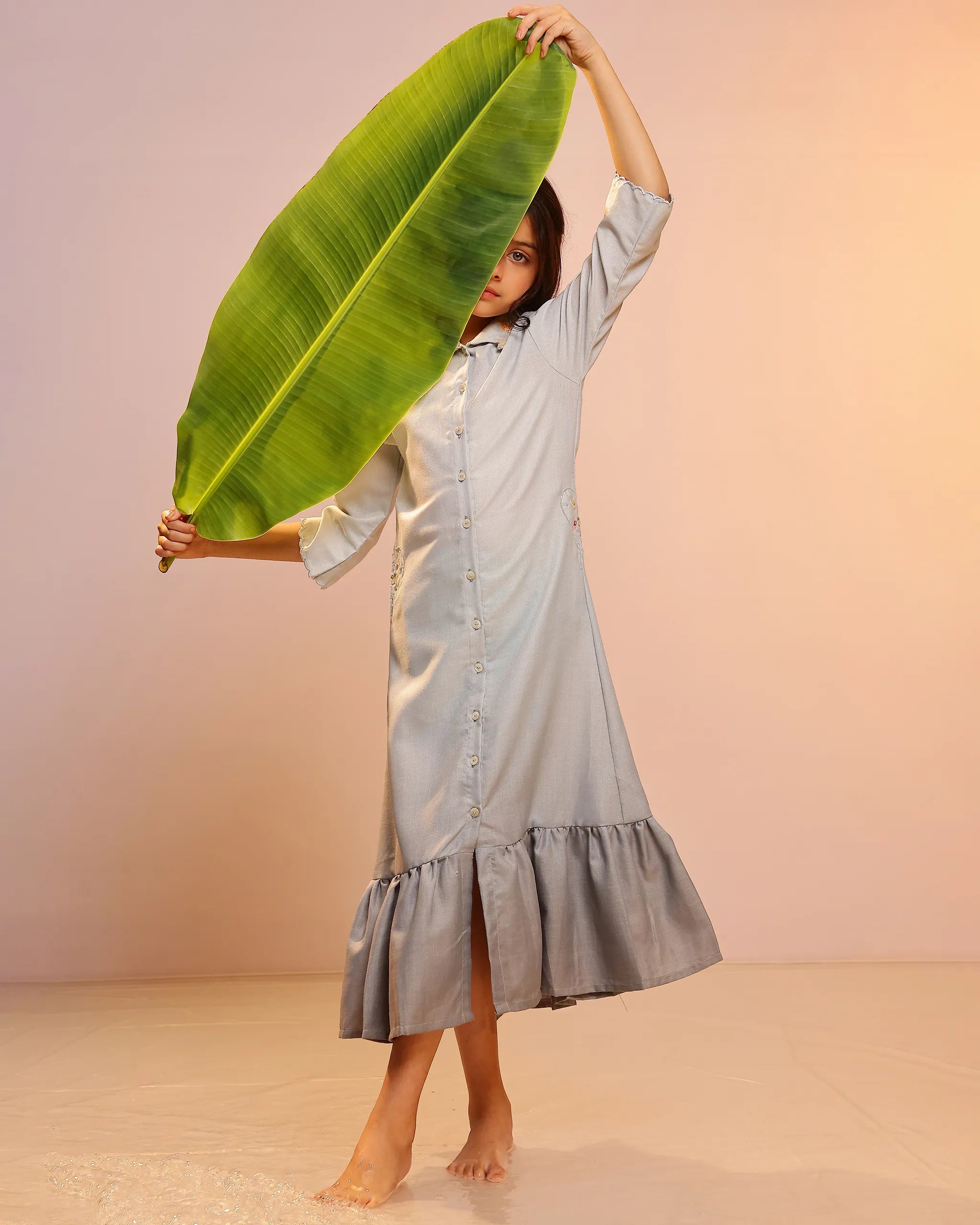 Seafoam Dress (Grey)