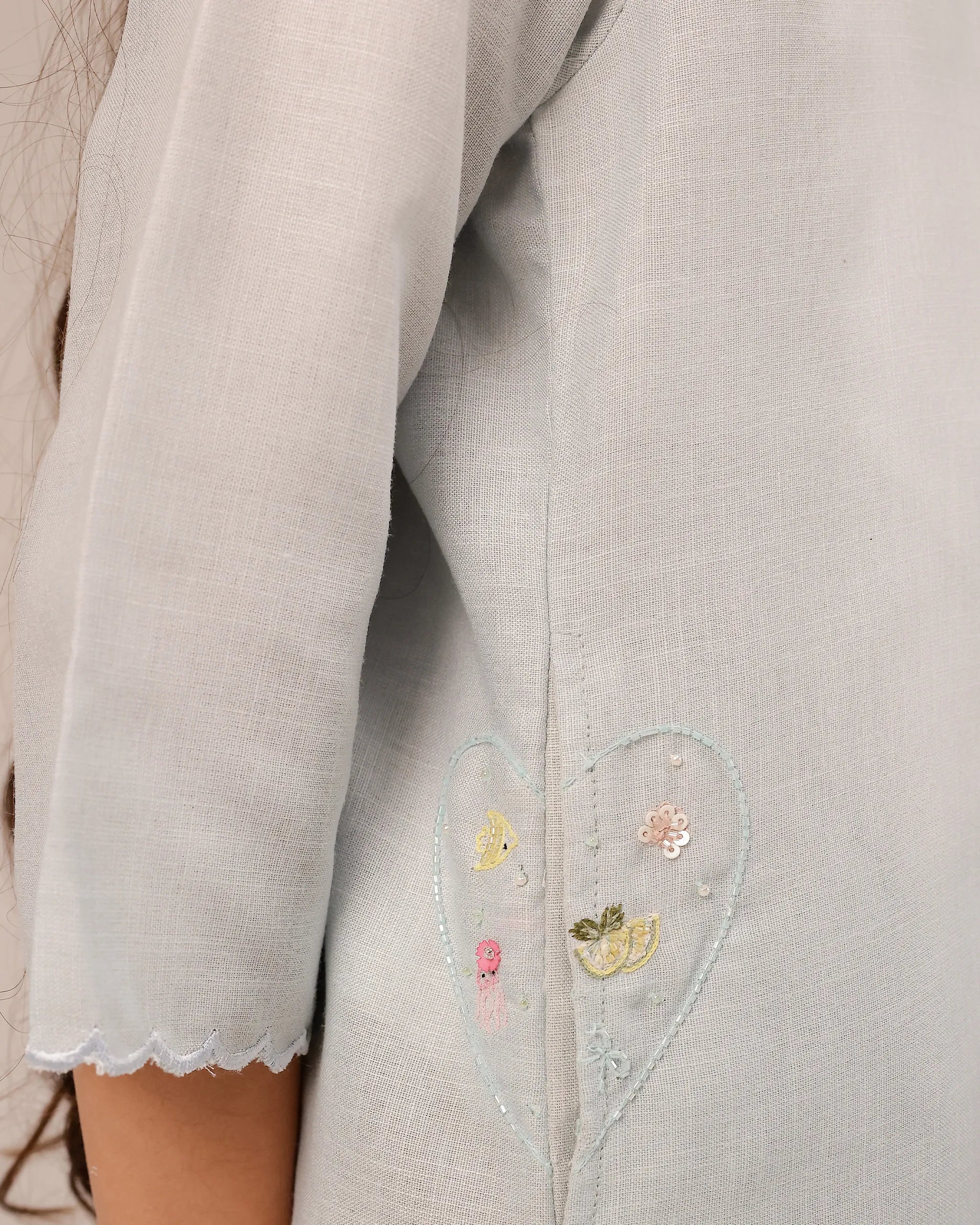 Seafoam Dress (Grey)
