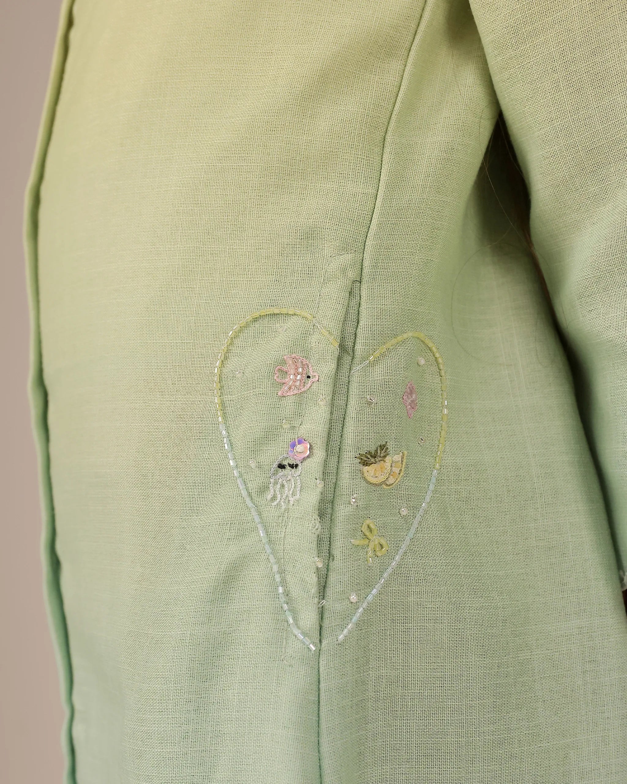 Seafoam Dress (Green To Blue)