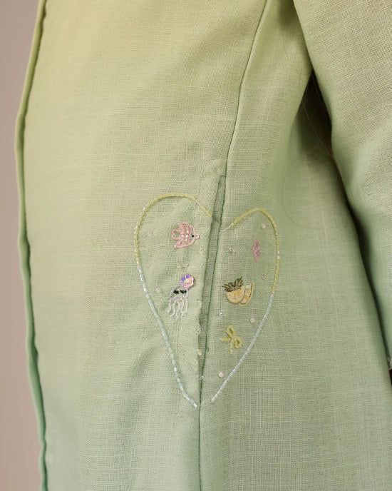 Seafoam Dress (Green To Blue)