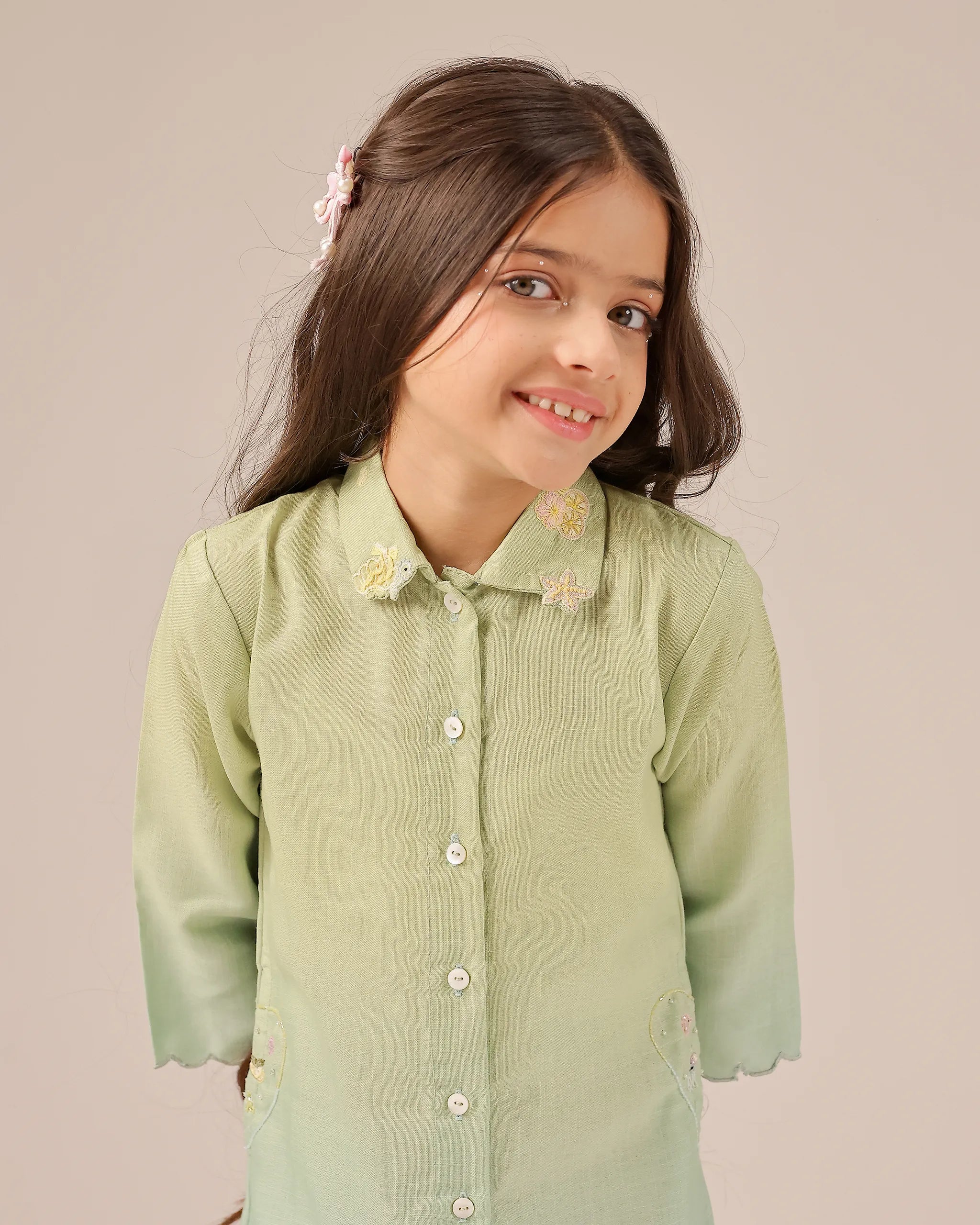 Seafoam Dress (Green To Blue)