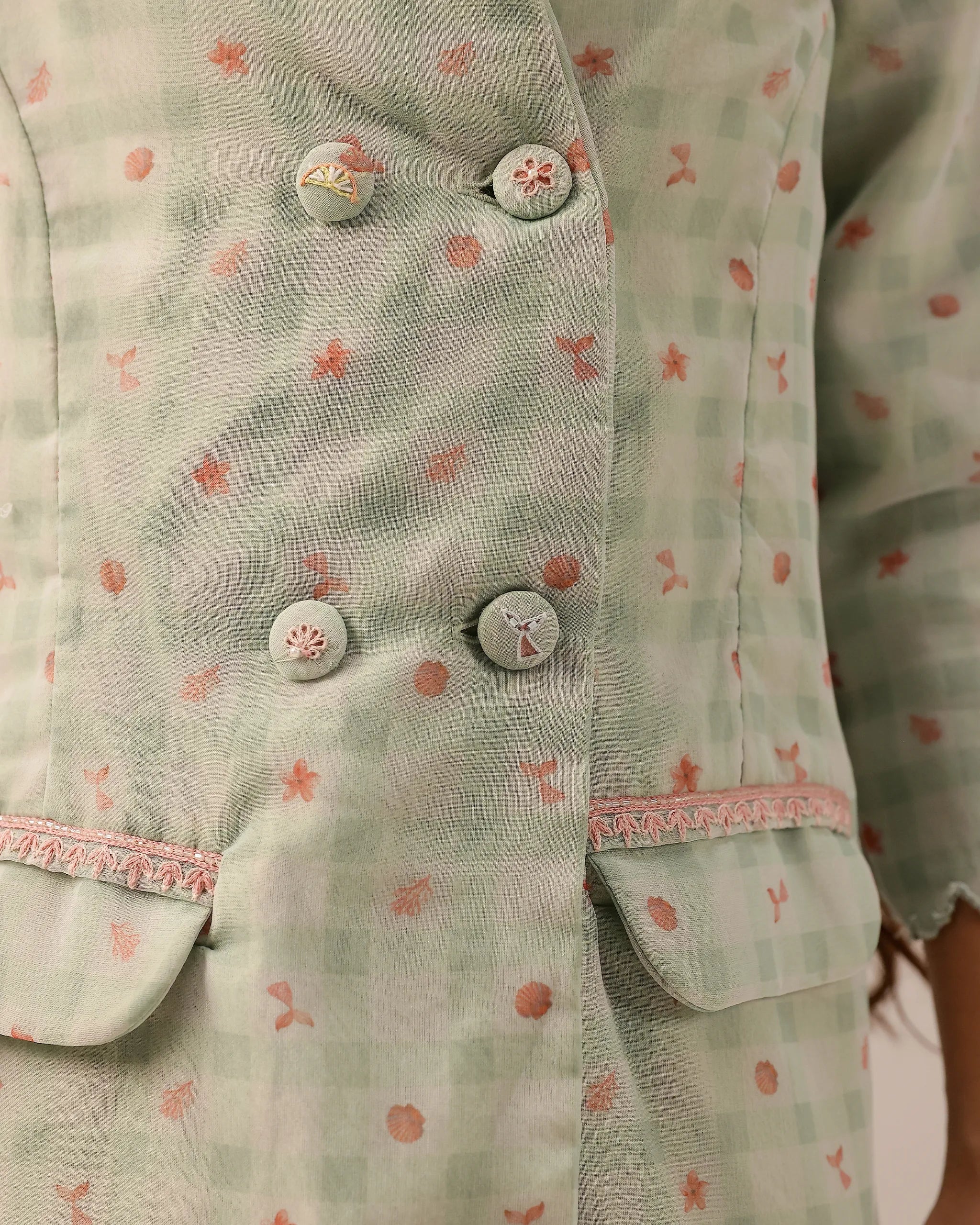 Merry Berry Dress & Jacket (Green)