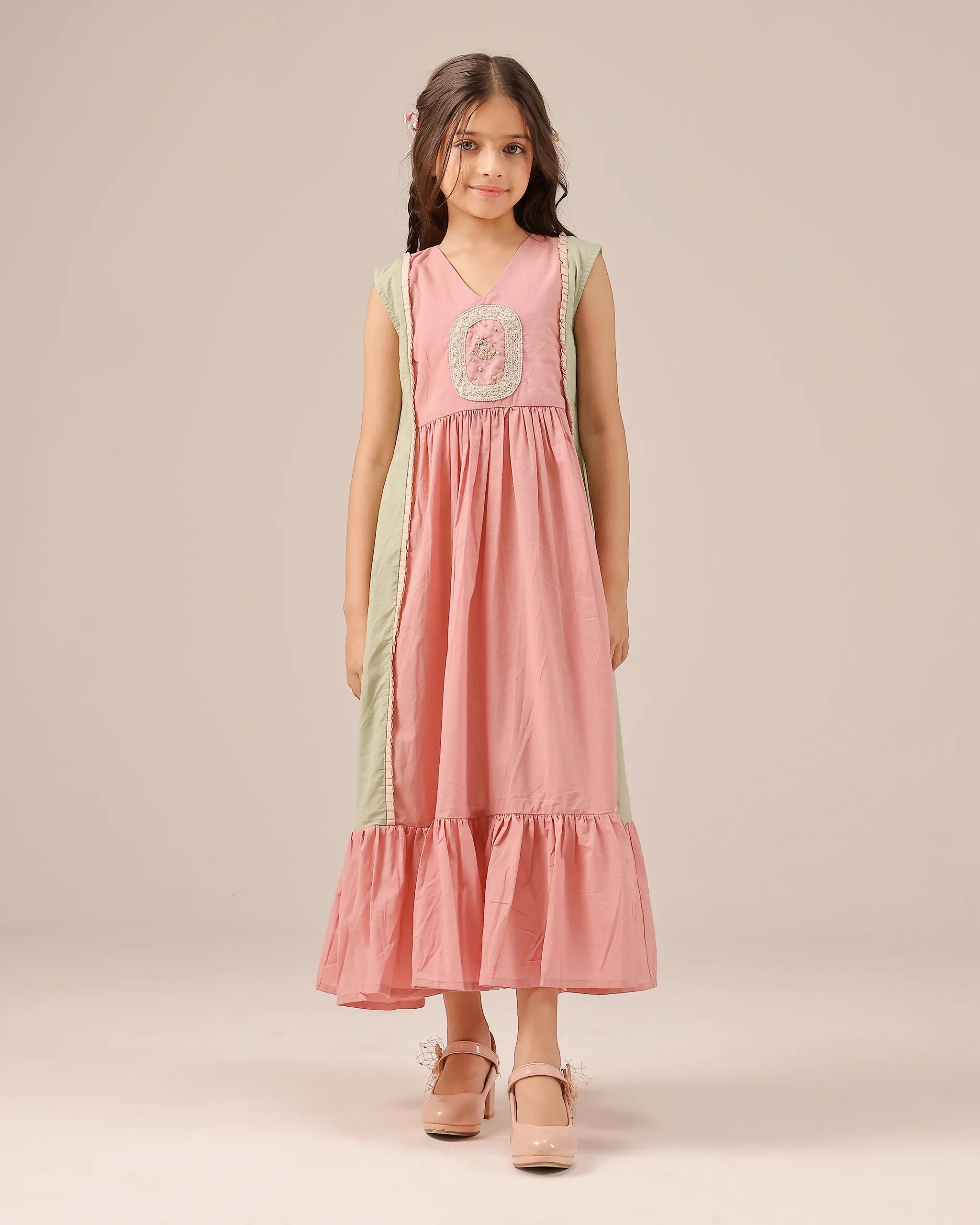 Merry Berry Dress & Jacket (Green)