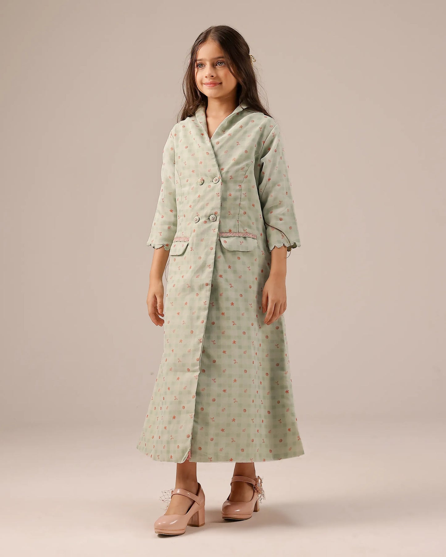Merry Berry Dress & Jacket (Green)