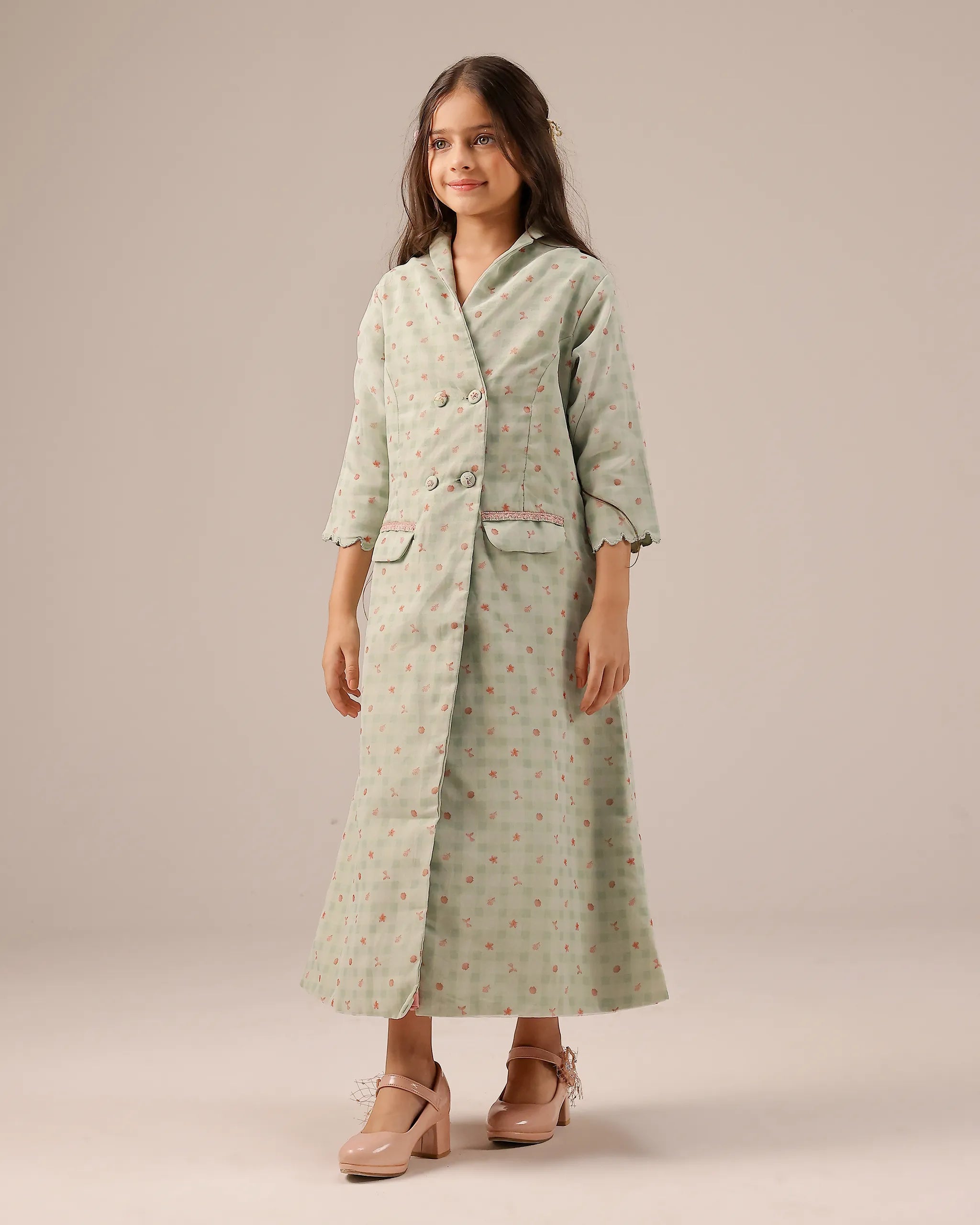 Merry Berry Dress & Jacket (Green)