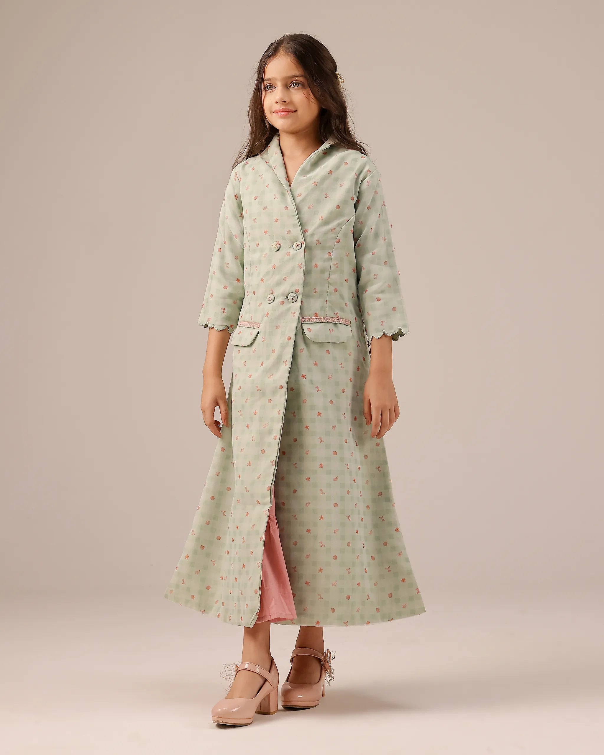 Merry Berry Dress & Jacket (Green)