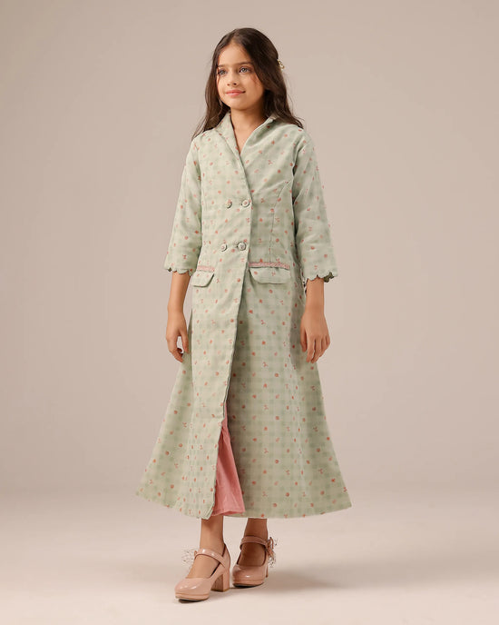 Merry Berry Dress & Jacket (Green)