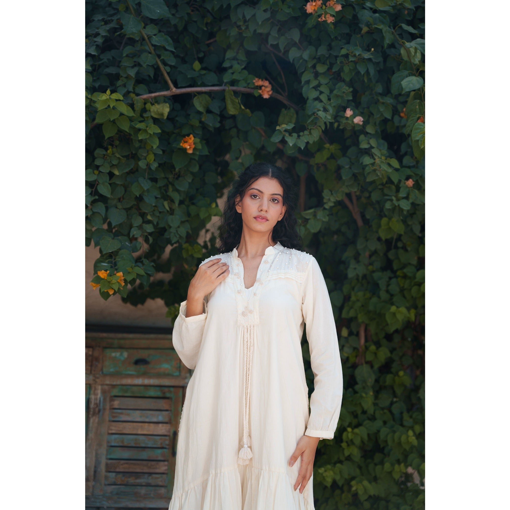 Capsule 1 - Beige Cotton Dress