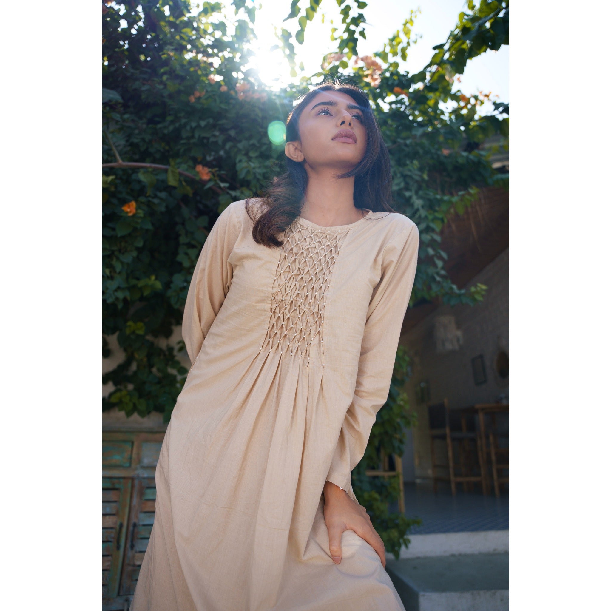 Capsule 2 - Ivory Cotton Dress