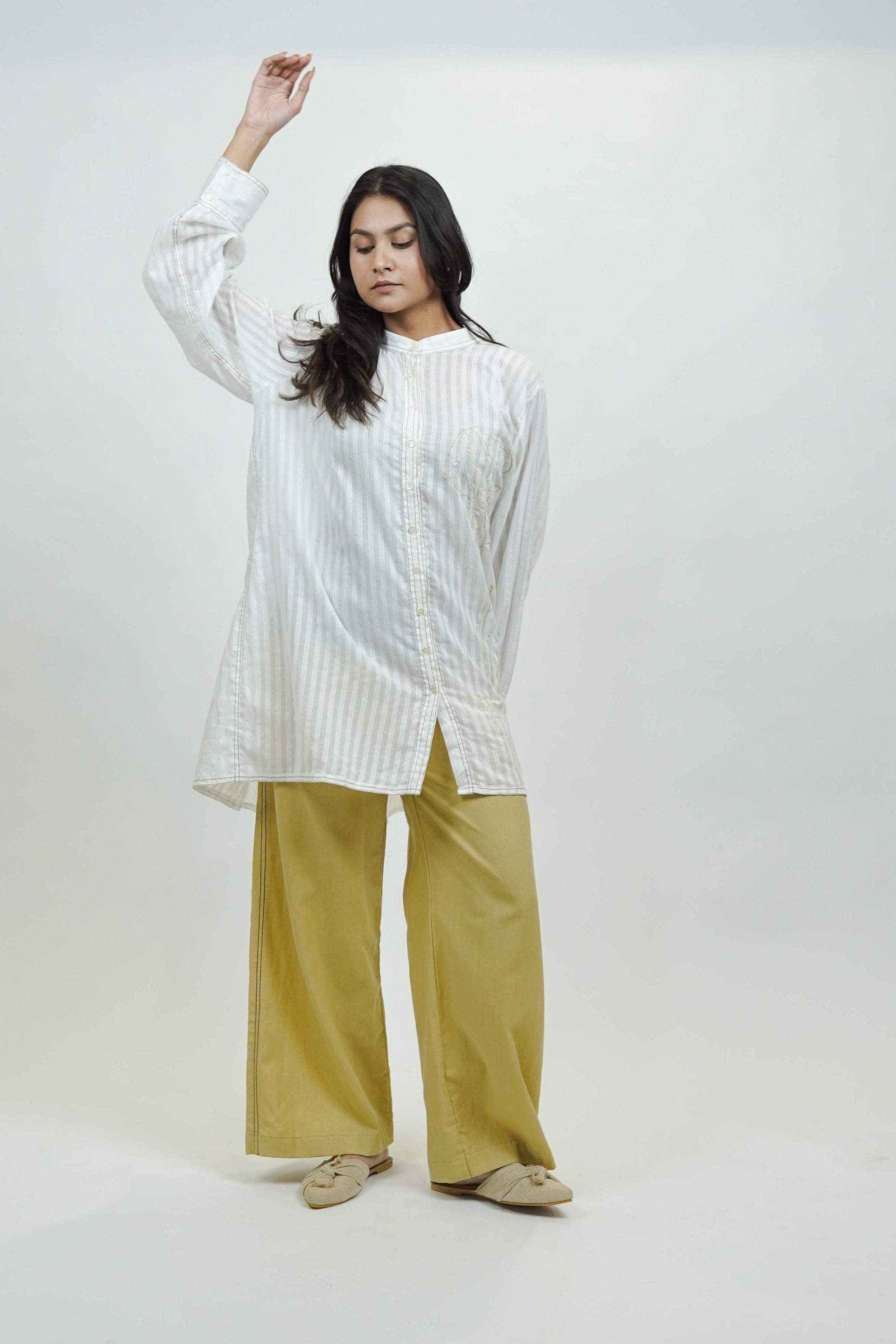 S0019 - White Cotton Shirt - OurDve