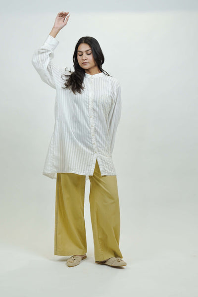 S0019 - White Cotton Shirt - OurDve