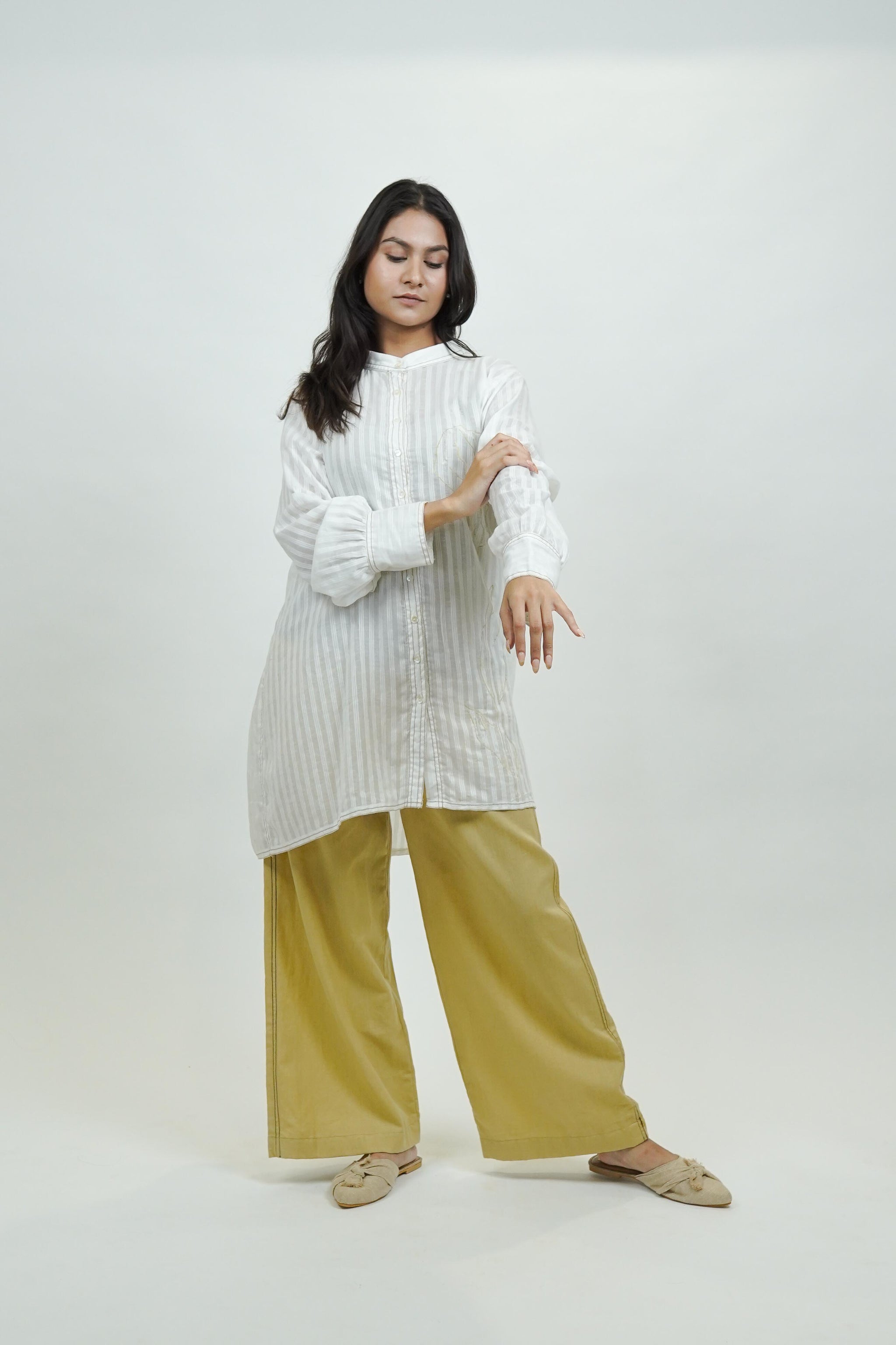 S0019 - White Cotton Shirt - OurDve