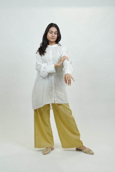 S0019 - White Cotton Shirt - OurDve