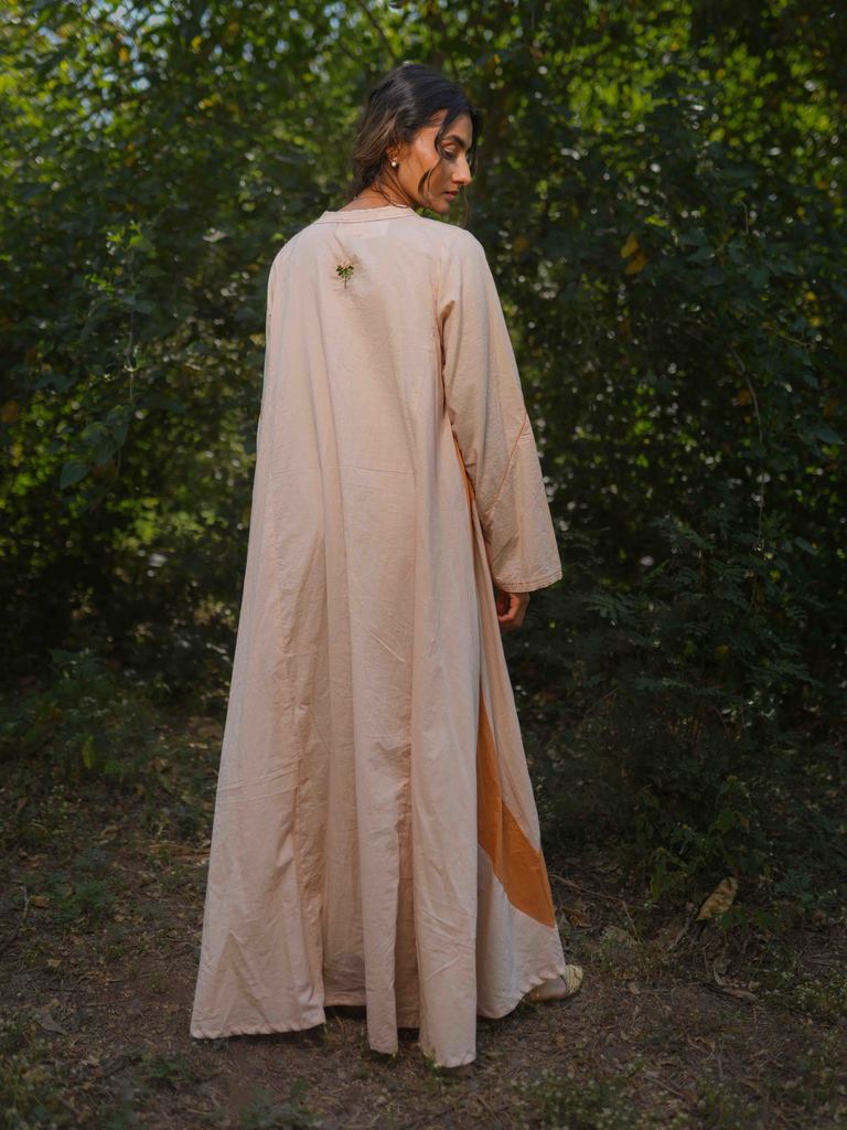 Lailah Dress - Orange Cotton - OurDve