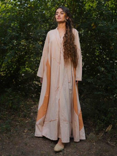 Lailah Dress - Orange Cotton - OurDve