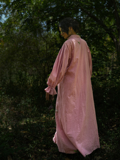 Charmaine Set - Dress and Jacket - Pink Cotton - OurDve