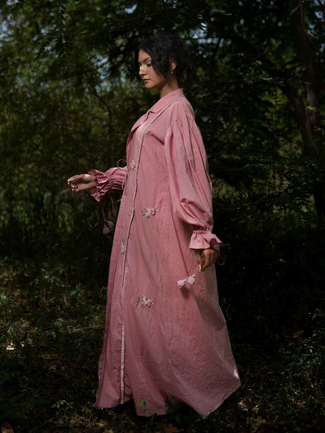 Charmaine Set - Dress and Jacket - Pink Cotton