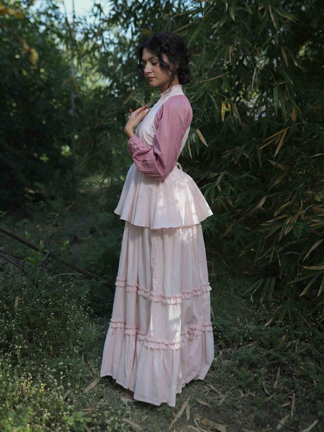 Zuphlas Dress - Pink Cotton