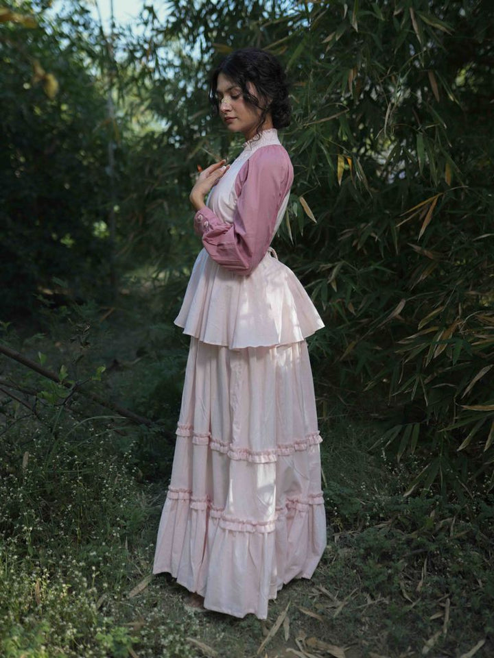 Zuphlas Dress - Pink Cotton - OurDve