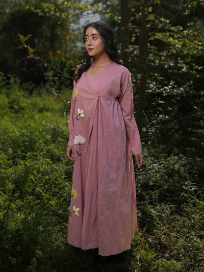 Gabriel Dress - Pink Cotton - OurDve