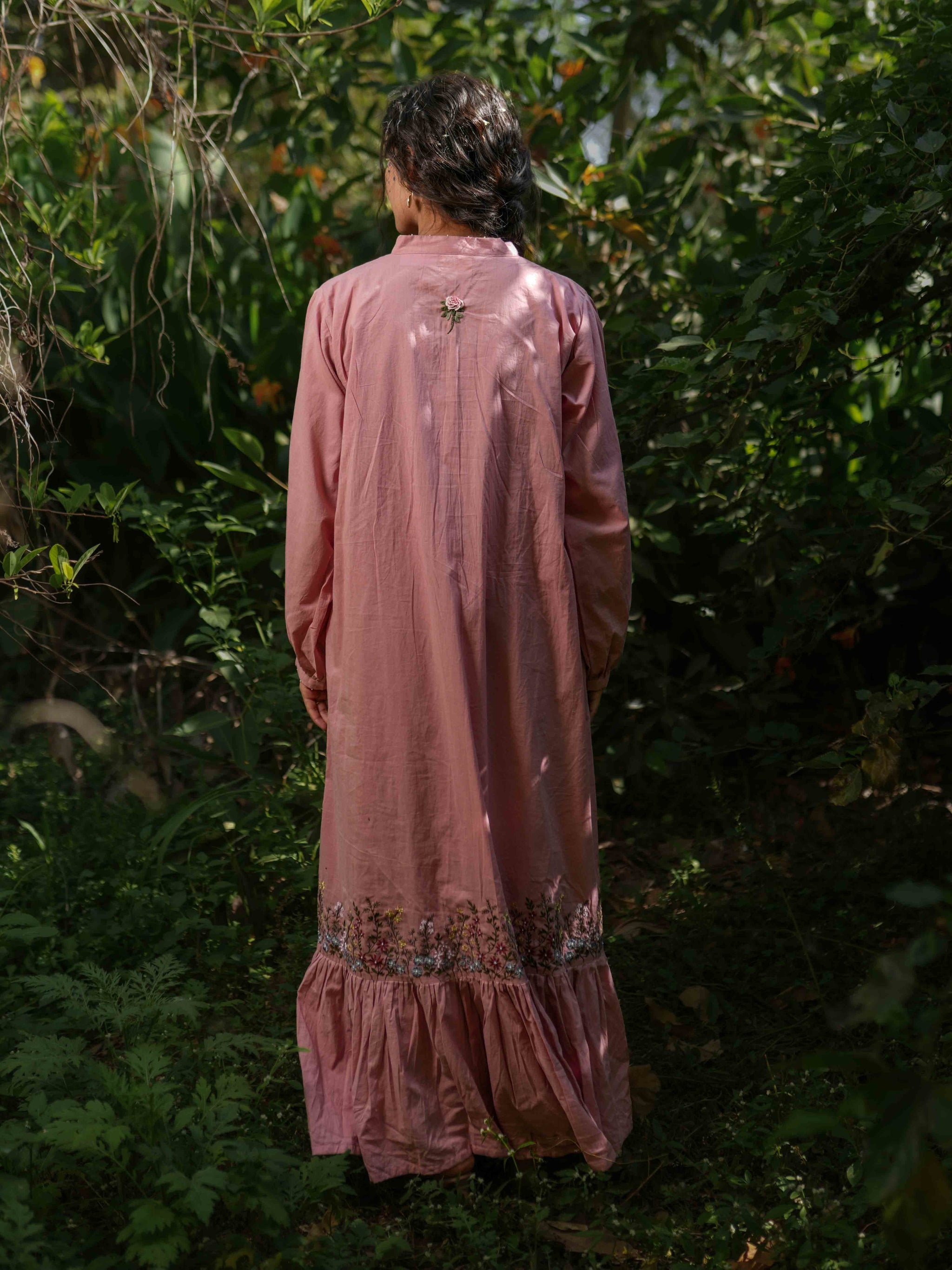 Raphael Dress - Pink Cotton - OurDve