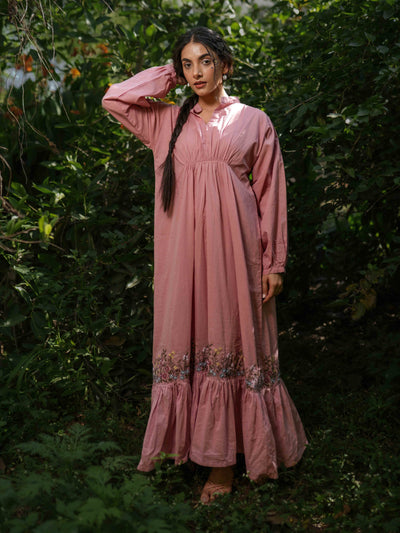 Raphael Dress - Pink Cotton - OurDve