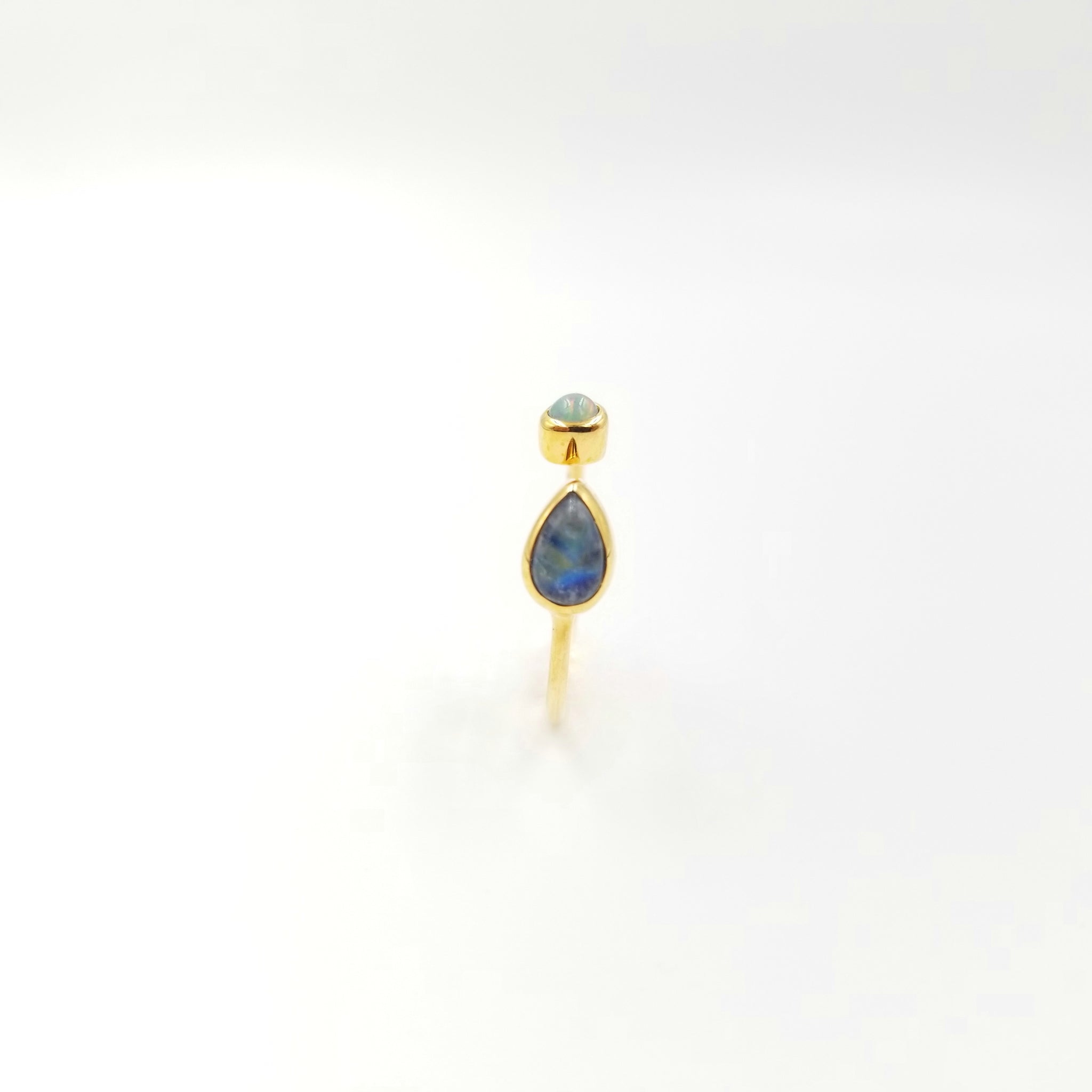 Opal and Moonstone Ring - OurDve