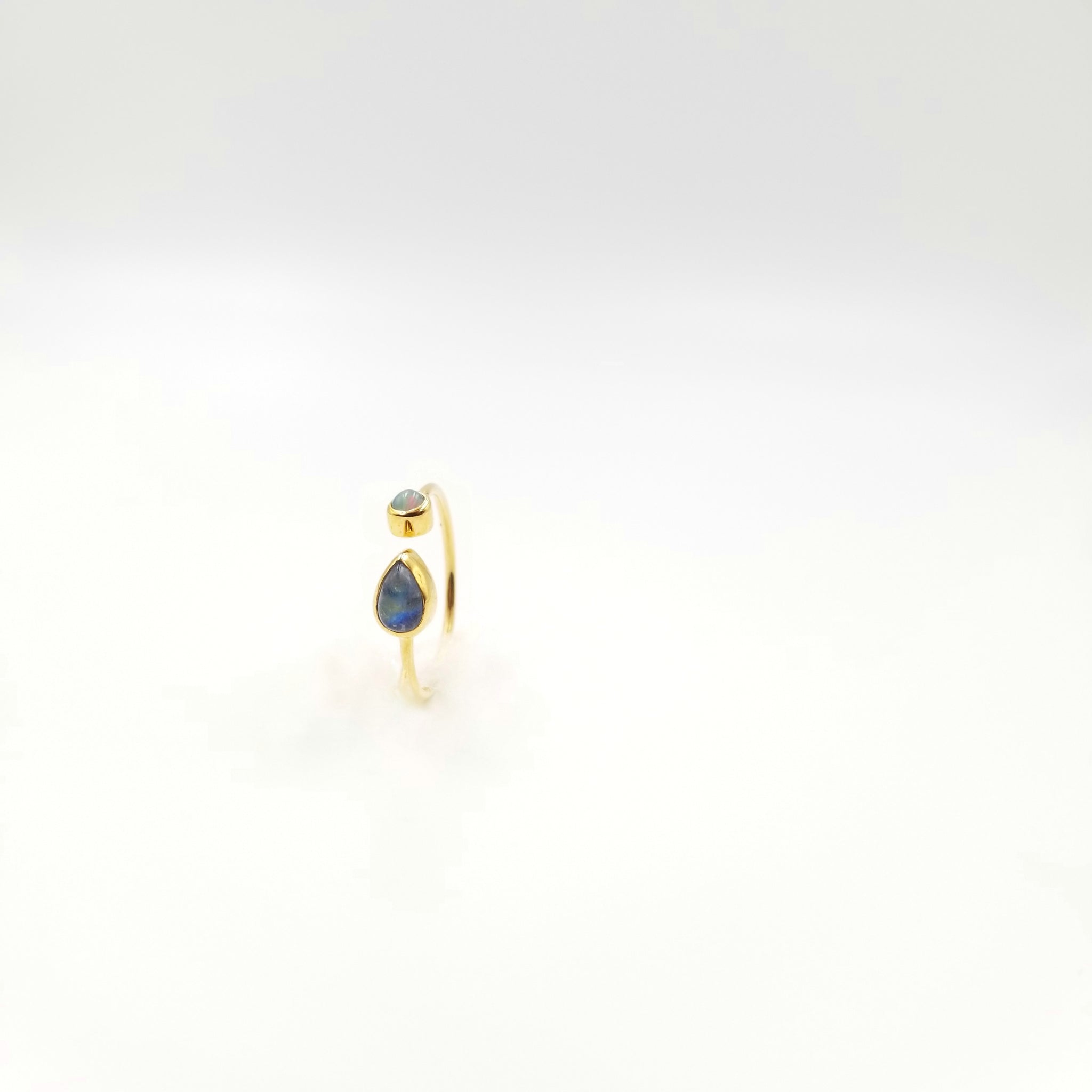 Opal and Moonstone Ring - OurDve