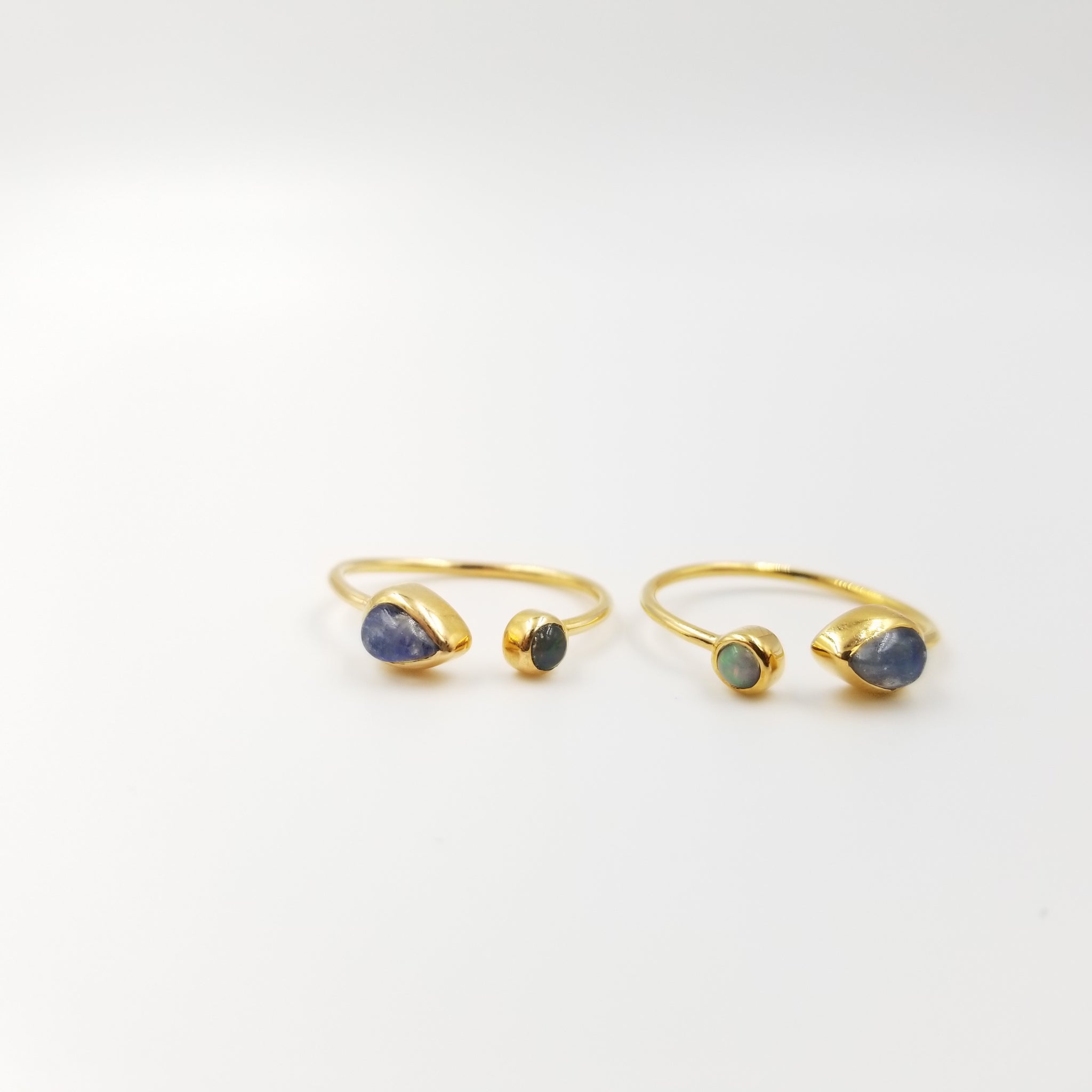 Opal and Moonstone Ring - OurDve