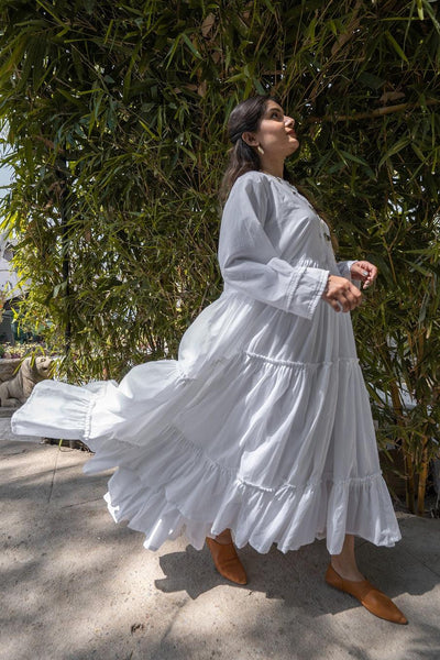 Adole Dress - White - OurDve