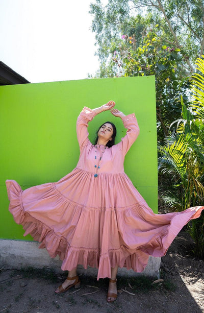 Adole Dress - Pink - OurDve