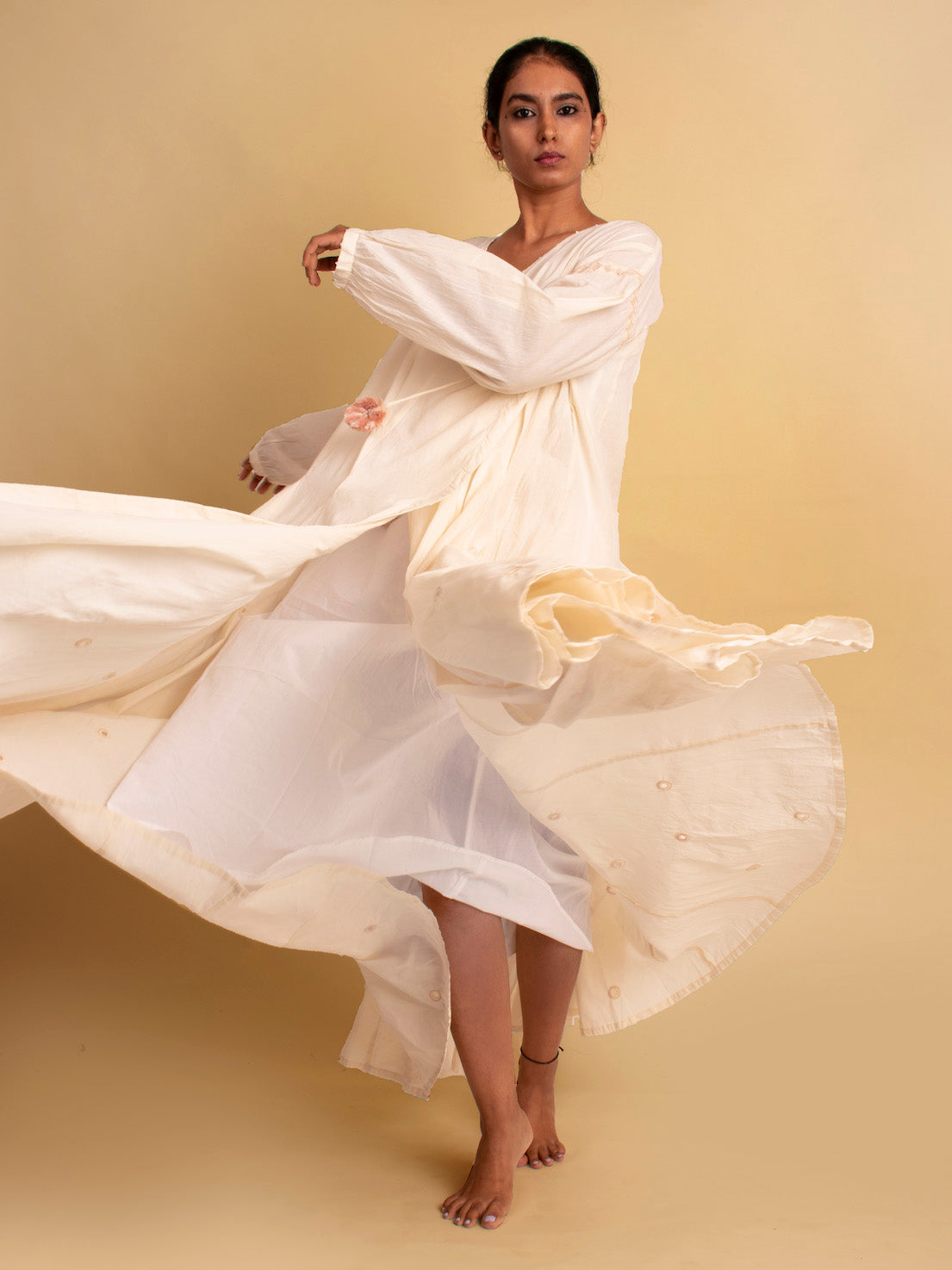 Bari Dress - Beige - OurDve