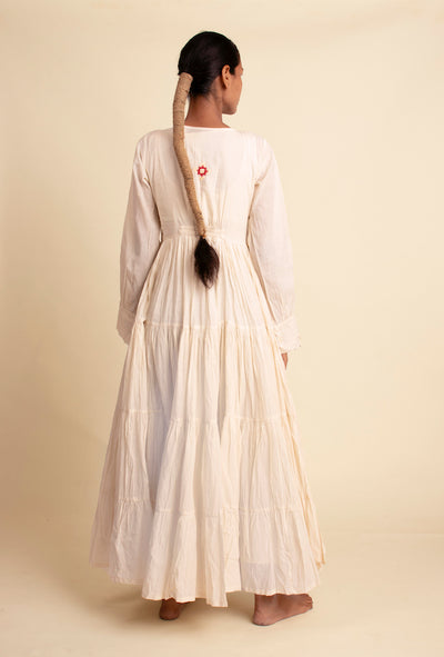 Dhari Dress - Beige - OurDve