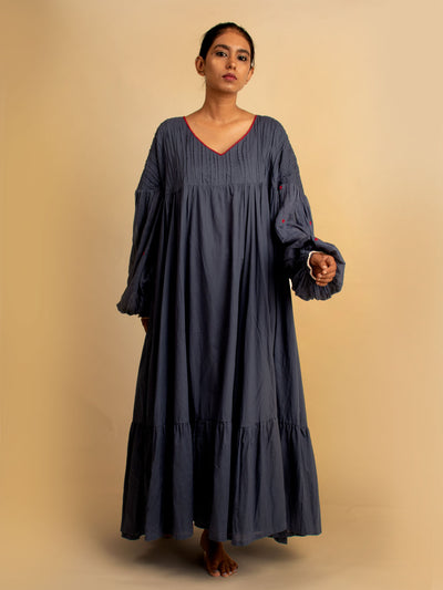 Rayka Dress - Blue - OurDve