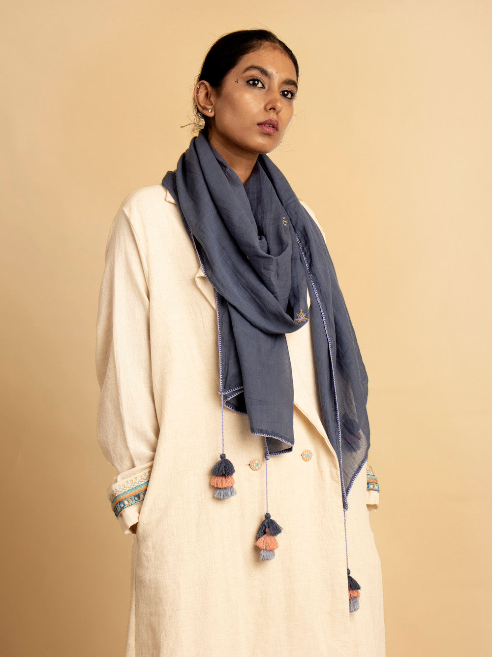 Dark Blue Scarf - OurDve