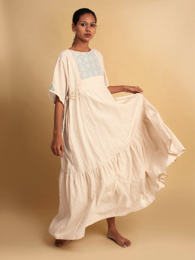 Kaira Dress - Beige - OurDve