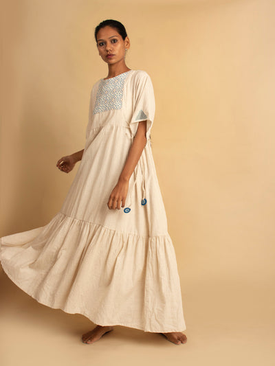 Kaira Dress - Beige - OurDve