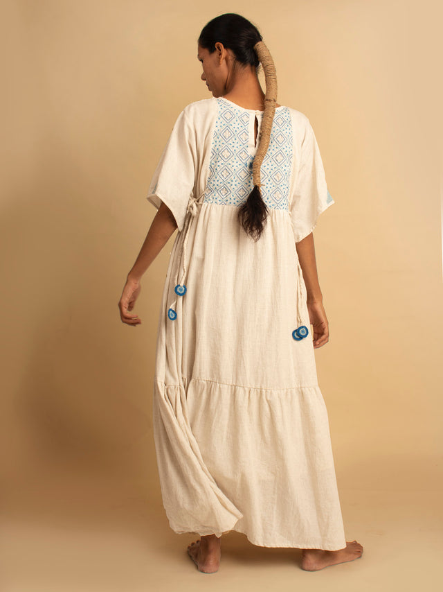 Kaira Dress - Beige - OurDve 