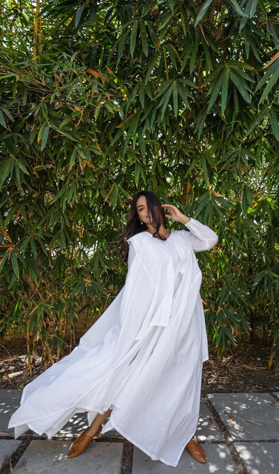 Mocking Bird Dress - White - OurDve