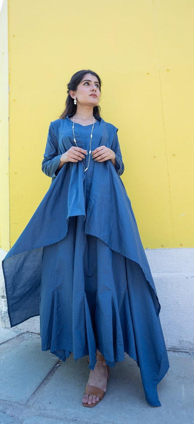 Graceful Dark Blue Maxi Dress for Every Occasion