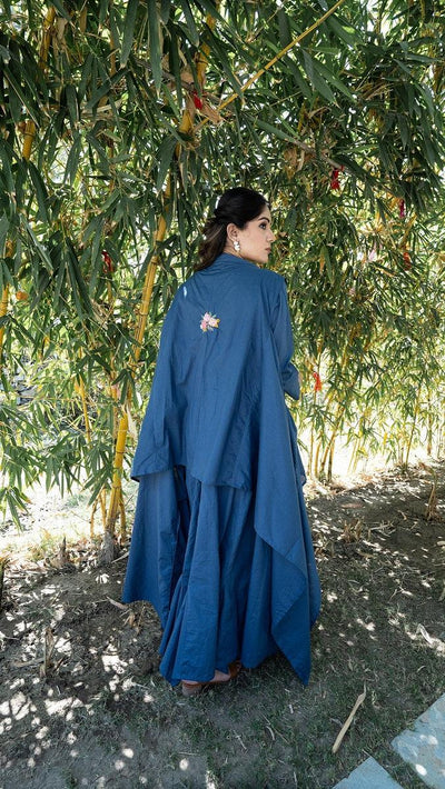 Graceful Dark Blue Maxi Dress for Every Occasion