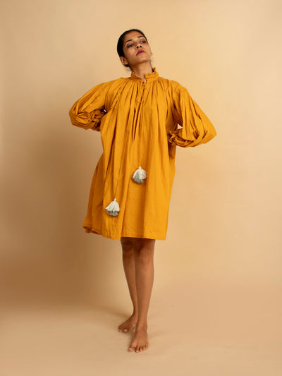 Rabh Dress - Mustard - OurDve