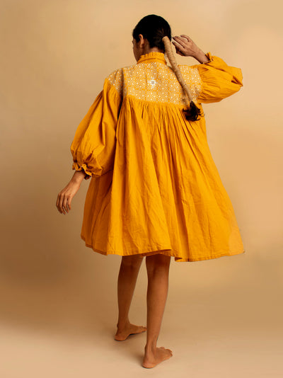 Rabh Dress - Mustard - OurDve