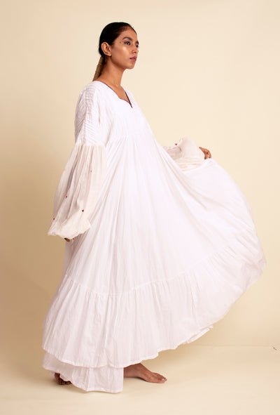 Rayka Dress - White - OurDve